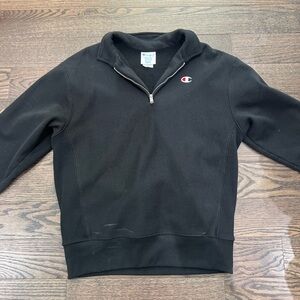 Champion Black Zip Up Sweater
